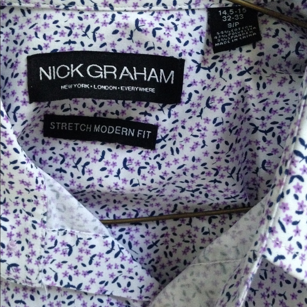 Nick Graham Long Sleeve Button Down